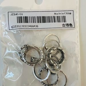 SHEIN Silver Rings Brand New!!!